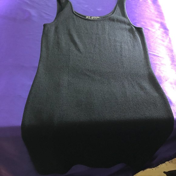 📌St. John Great Form Fitting Sleeveless Knit Dress - Picture 14 of 14